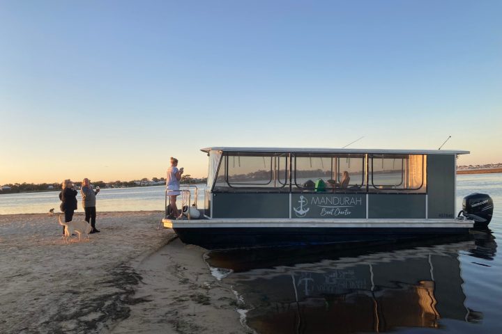 a boat on a body of water